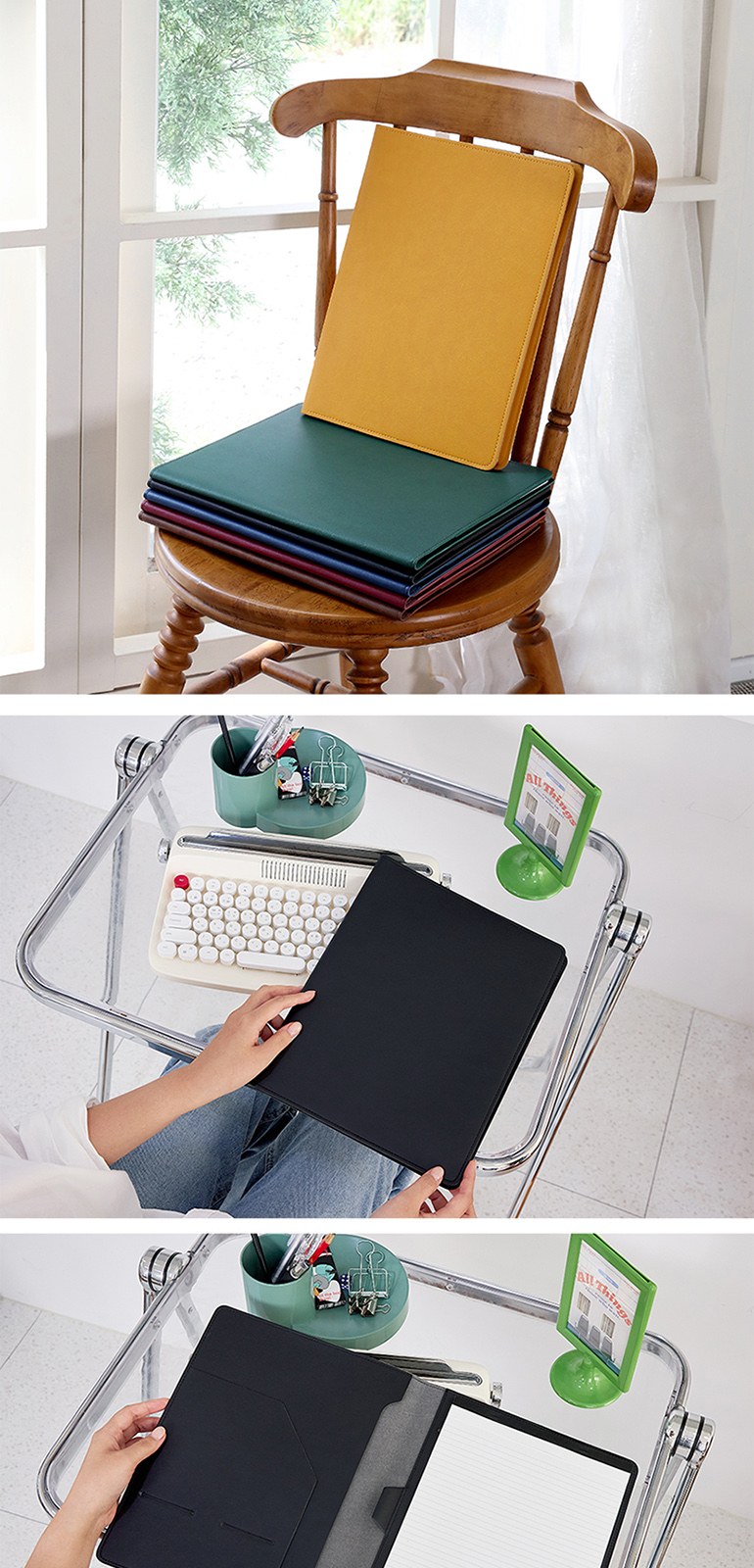 Classic Leather A4 메모패드 기본형 상세 이미지